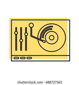 vinyl player console icon