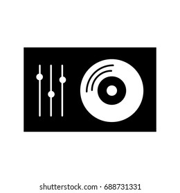 vinyl player console icon