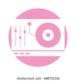 vinyl player console icon