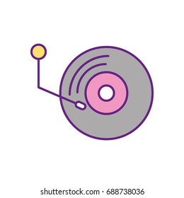 vinyl player console icon