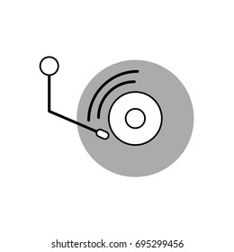 vinyl player console icon