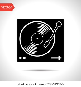 vinyl player icon