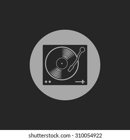 vinyl player icon