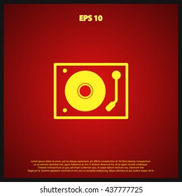 vinyl player icon