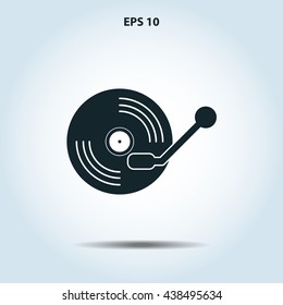 vinyl player icon