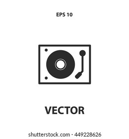 vinyl player icon