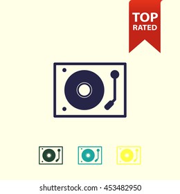vinyl player icon