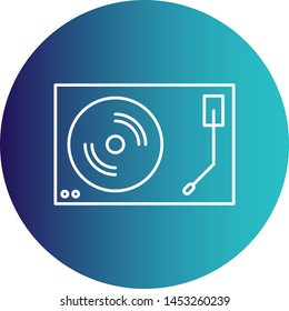 Vinyl player icon for your project
  