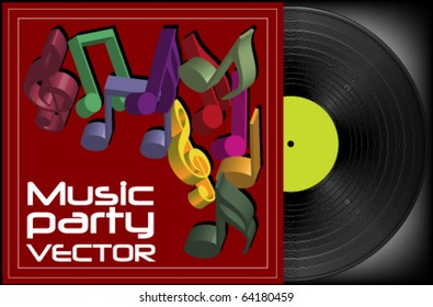 Vinyl Record With Cover