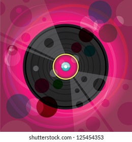 Vinyl record , DJ poster