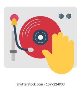 
vinyl record, vinyl flooring Color Vector icon which can be easily modified or edit
