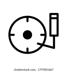 Vinyl Record icon or logo isolated sign symbol vector illustration - high quality black style vector icons
