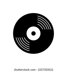 Vinyl record icon vector design templates