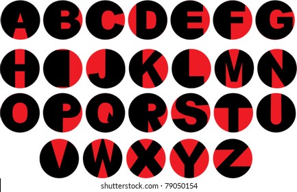 vinyl record letters