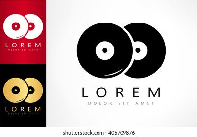 vinyl record logo
