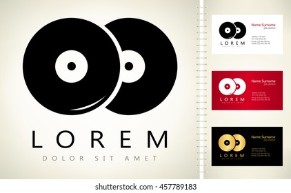 vinyl record logo