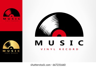 vinyl record logo
