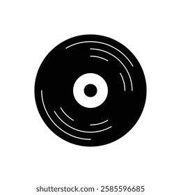 vinyl record logo design template creative idea