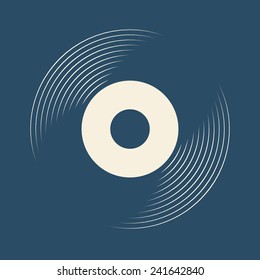 Vinyl record, lp record symbol