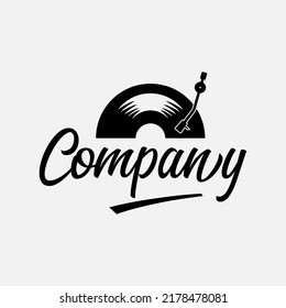 VINYL RECORD FOR MUSIC LOGO