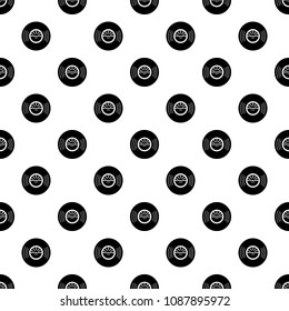 Vinyl record pattern vector seamless repeating for any web design
