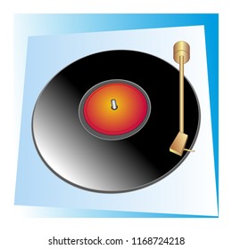 Vinyl record player 