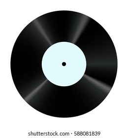 Vinyl record. Retro sound carrier. Plate for DJ Scratch. vinil disc, vintage music accessories