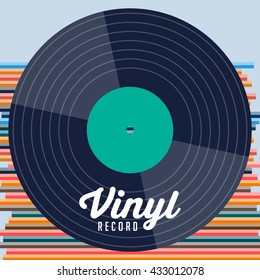 Vinyl record. record studio. Retro vinyl. Vinyl collection.