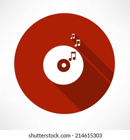 vinyl record tunes icon