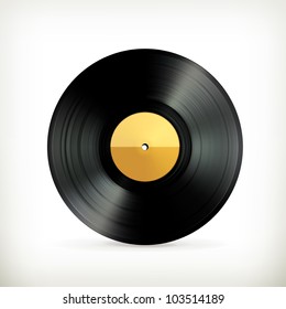 Vinyl record, vector