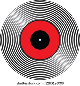 vinyl record vector