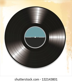 Vinyl record vector