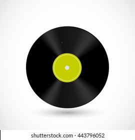 Vinyl record vector 