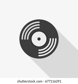 Vinyl Record Vector Icon