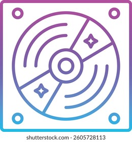 Vinyl Record vector icon. Can be used for printing, mobile and web applications.