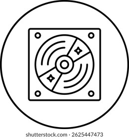 Vinyl Record vector icon. Can be used for printing, mobile and web applications.
