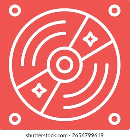 Vinyl Record vector icon. Can be used for printing, mobile and web applications.
