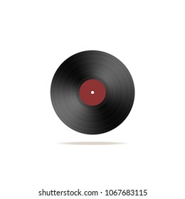  Vinyl record. Vector illustration