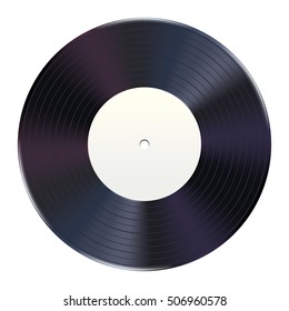 vinyl record white