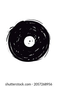 vinyl records turntable music poster