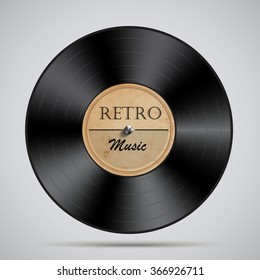 Vinyl record.Vector illustration