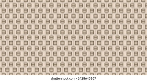 Vinyl roller blinds fabric seamless texture. Interlocking pvc fabric for window shading. Office curtain material. Jalousie textile. Vector illustration.