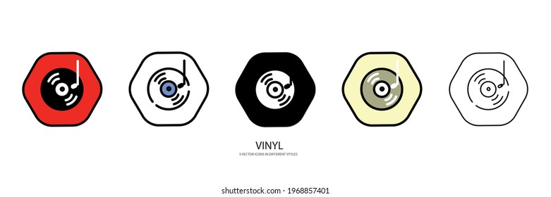 Vinyl se vector type icon