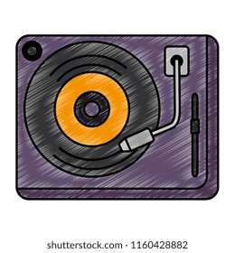 vinyl turntable device icon