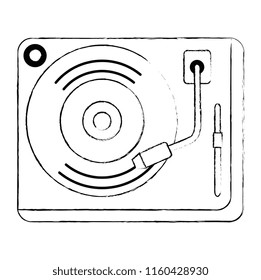 vinyl turntable device icon