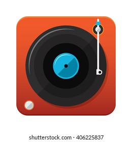 Vinyl Turntable Icon