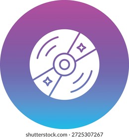 Vinyl vector icon. Can be used for printing, mobile and web applications.