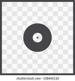 Vinyl vector icon. Isolated illustration. Business picture.