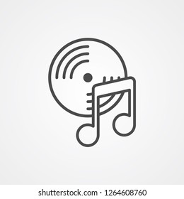 Vinyl vector icon sign symbol