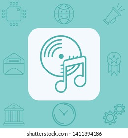Vinyl vector icon sign symbol